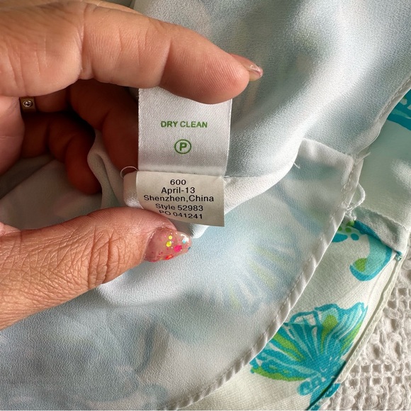 Lilly Pulitzer Whistler Silk Dress in Gold Digger Print size 00 - Picture 7 of 8